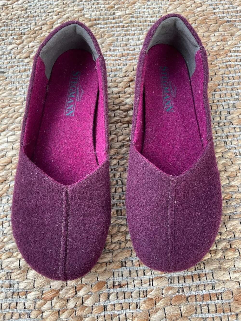 Stegmann Liesl Wool Skimmer Flats Dark Magenta EU 40